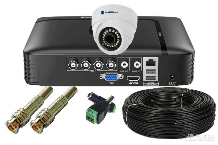 Комплект видеонаблюдения с 1 внутренней камерой