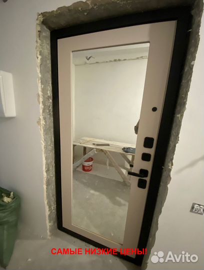 Тёплая дверь входная металлическая с бесплатной до