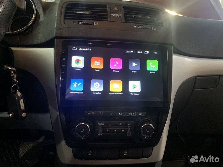 Магнитола на Skoda Yeti 2009-2016 год на А