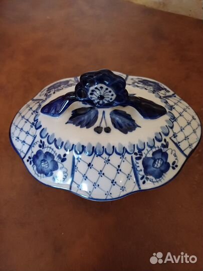 Шкатулка для украшений гжель