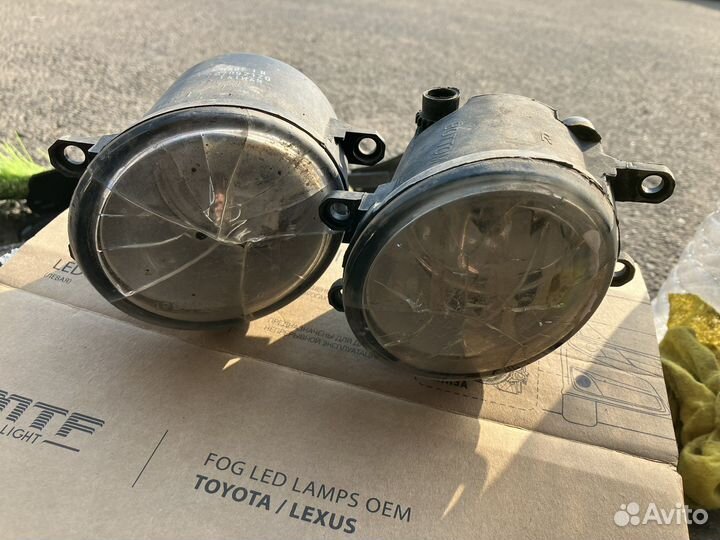 Противотуманные фары камри 50