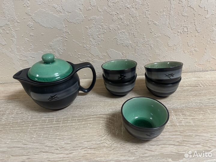 Чайный набор чайник чашки пиалы на 5 персон