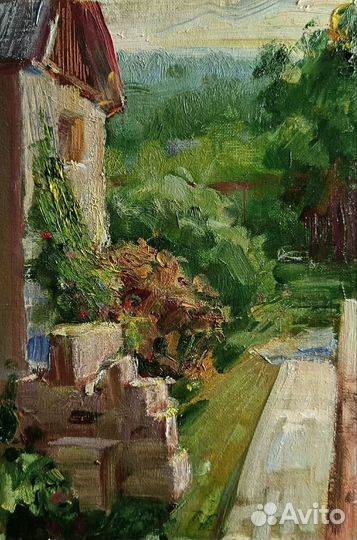 Картина маслом этюд