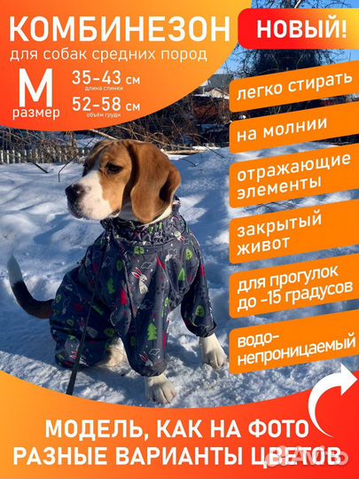 Комбинезон для средней собаки