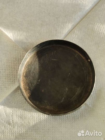 Пудреница,серебро, Царская Россия