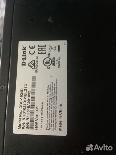 Коммуникатор D Link DGS -1024D