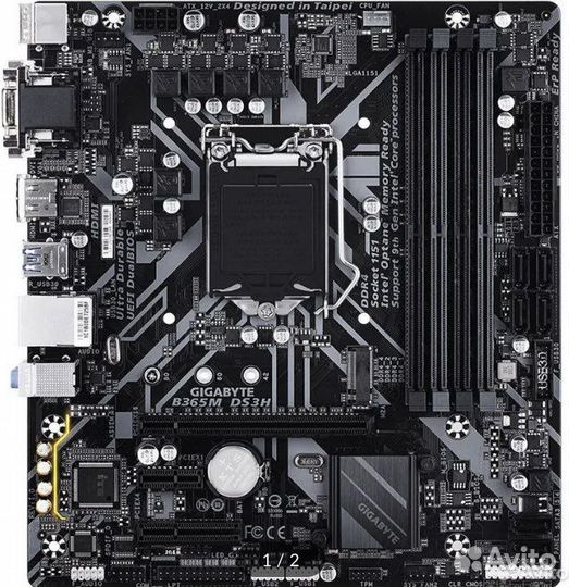 Материнская плата с процессором