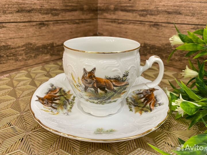 Чашка с блюдцем 