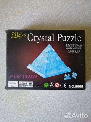 3D пазлы пирамида