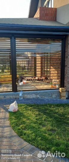 Прозрачные рольставни из поликарбоната