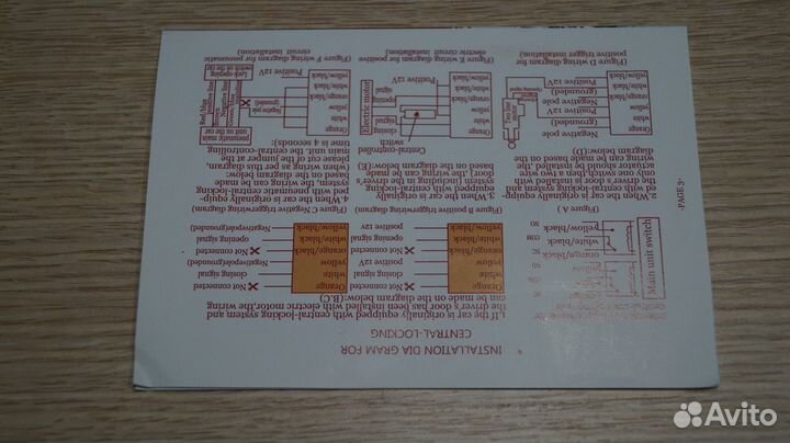 Центральный замок с выкидными пультами