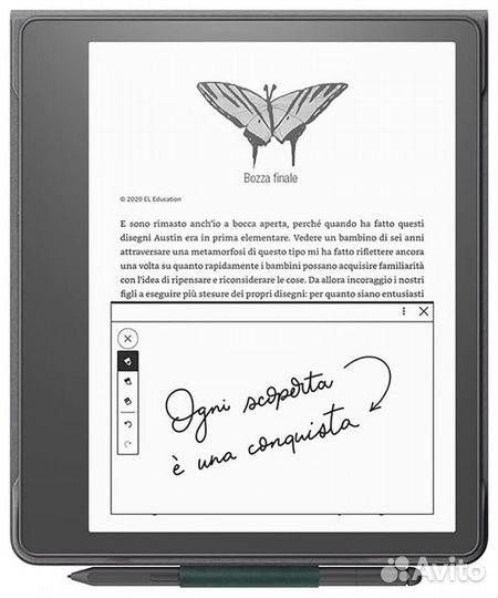 Amazon Kindle Scribe Обложка Оригинал Кожа Изумруд