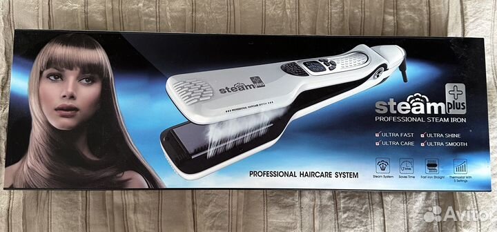 Паровой выпрямитель для волос Steam plus