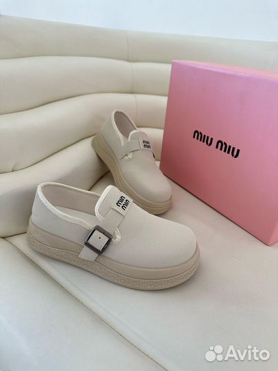 Кеды miu miu