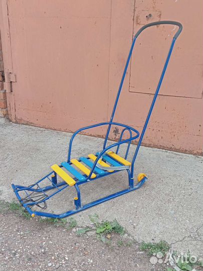 Детские санки с колесами