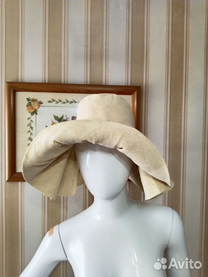 Соломенная шляпка р-р 57