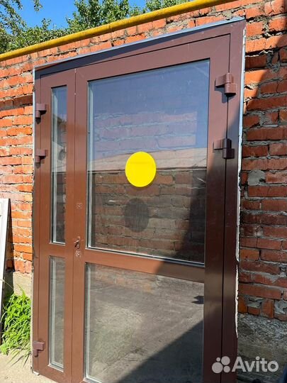 Алюминиевые двери бу