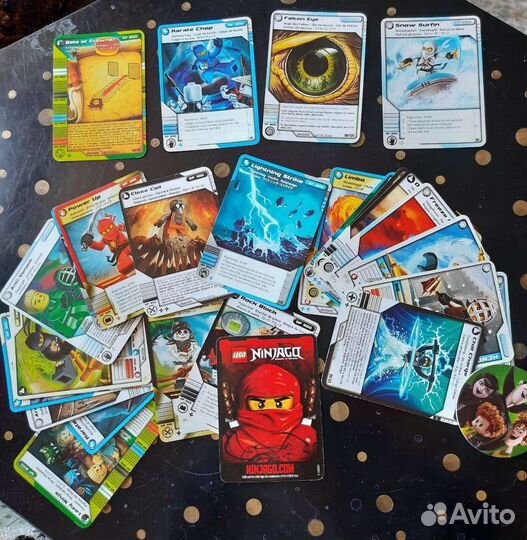 Карточки Лего lego ninjago 28 штук