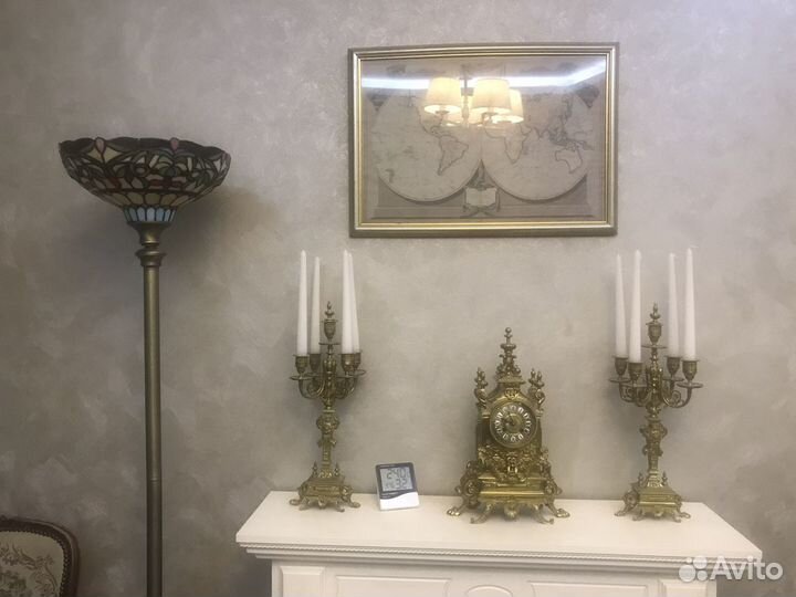 Часы каминные антикварные