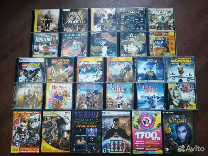 Диски с играми на пк