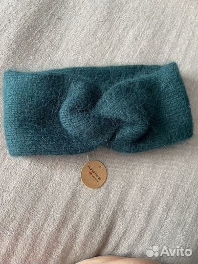 Повязка на голову вязаная