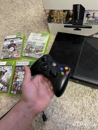 Xbox 360 Е 500Гб много игр