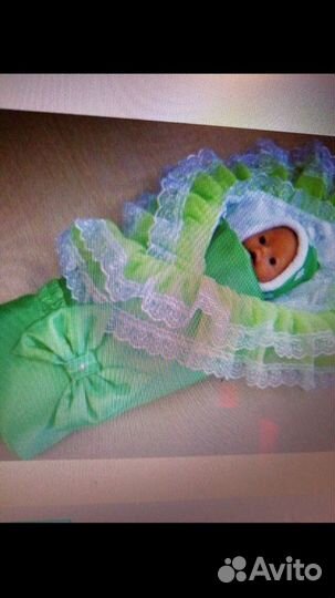 Конверт-одеяло на выписку из роддома