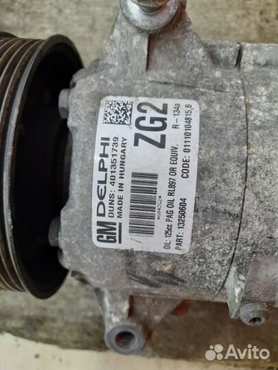 Компрессор кондиционера Opel Astra H L48 1.6