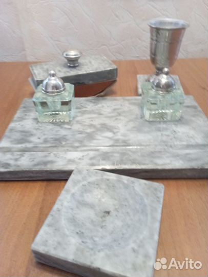 Чернильный прибор мраморный СССР
