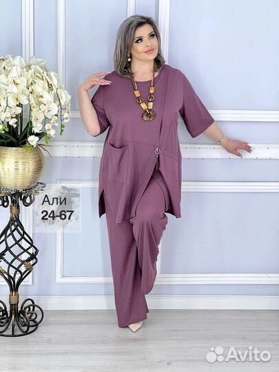 Брючный костюм женский от 64 до 74