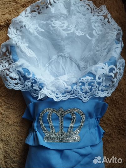 Конверт на выписку для мальчика демисезонный