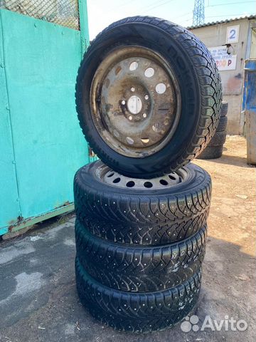 Резина и диски штампованные 5/114,3 R15