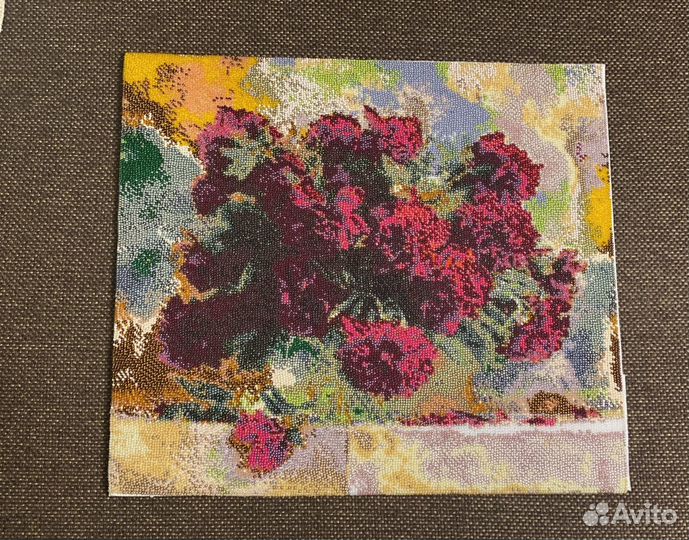 Вышитая бисером картина 
