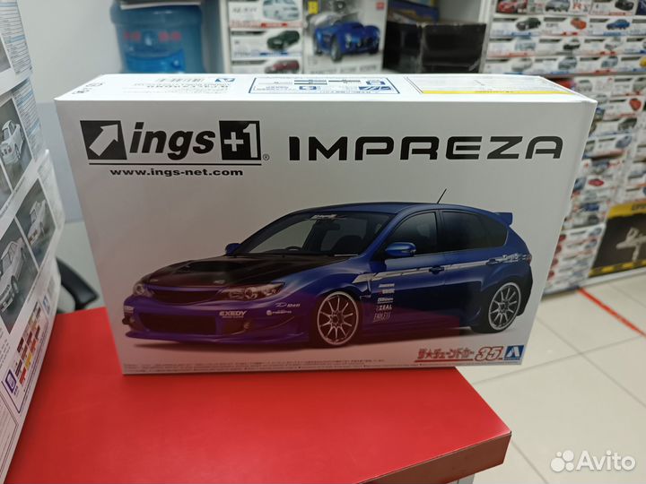 05875 Subaru Impreza WRX STI GRB ings 1:24 Aoshima