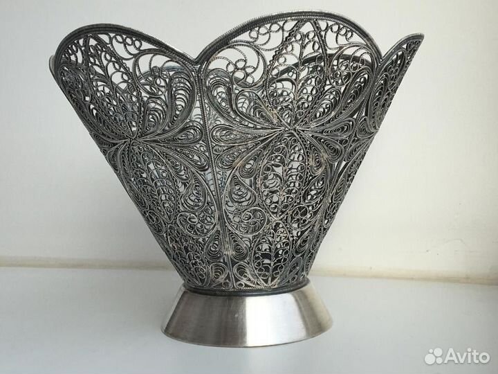 Конфетница мельхиор СССР