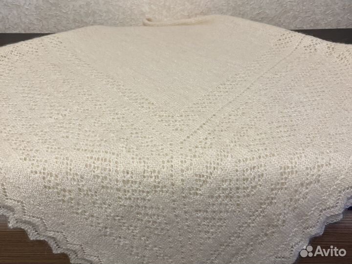 Шаль пуховая ручная работа