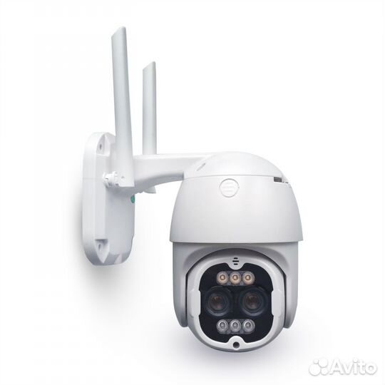 Wifi уличная 4 мп камера с зумом 8x + 128 гб + бп