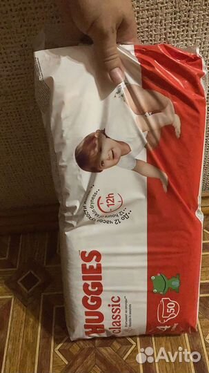 Подгузники хаггис 4