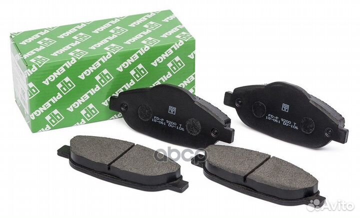 Колодки тормозные peugeot 308 07/3008 09- уси