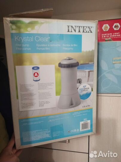 Каркасный бассейн 300*200*80 + насос и подарочки