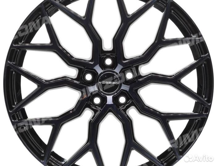 Литой диск в стиле vossen R20 5x114.3 sv