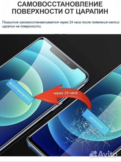 Гидрогелевая пленка телефон Xiaomi Redmi Note10Pro