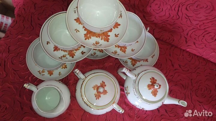 Чайный сервиз Вербилки СССР