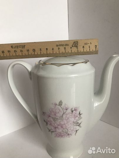Заварочный чайник - кофейник. Фарфор. Польша