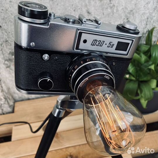 Лампа настольная, светильник лофт, ночник