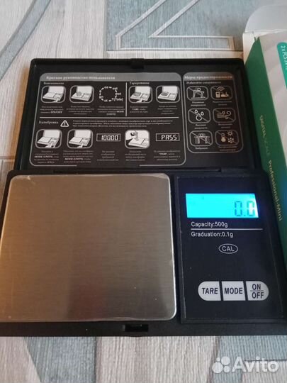 Весы ювелирные от 0.1 до 500г новые