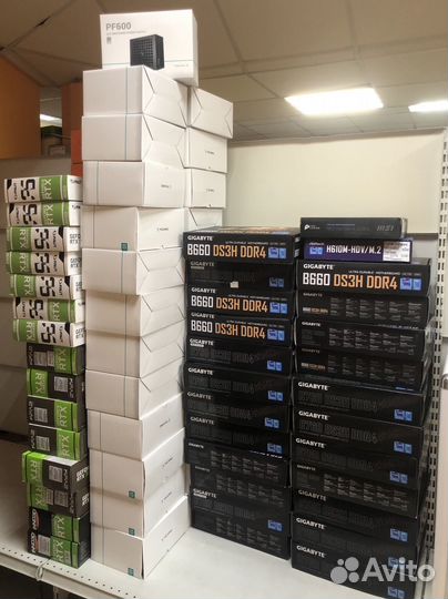 Коробки от комплектующих