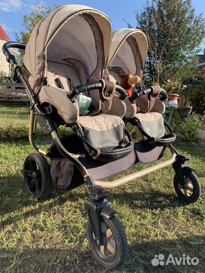 Коляска для двойни indigo DUO