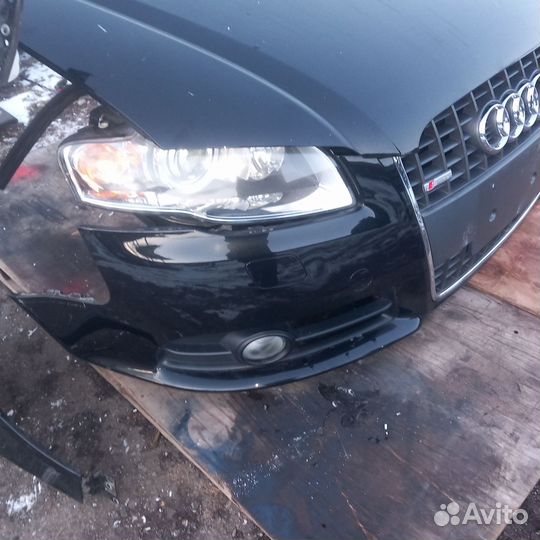 Ауди а 4 б7 бампер передний ноускат сборе