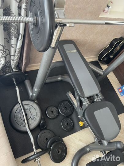 Скамья для жима со стойками torneo ultra bebch